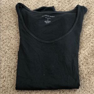 American eagle navy blue tshirt bodysuit